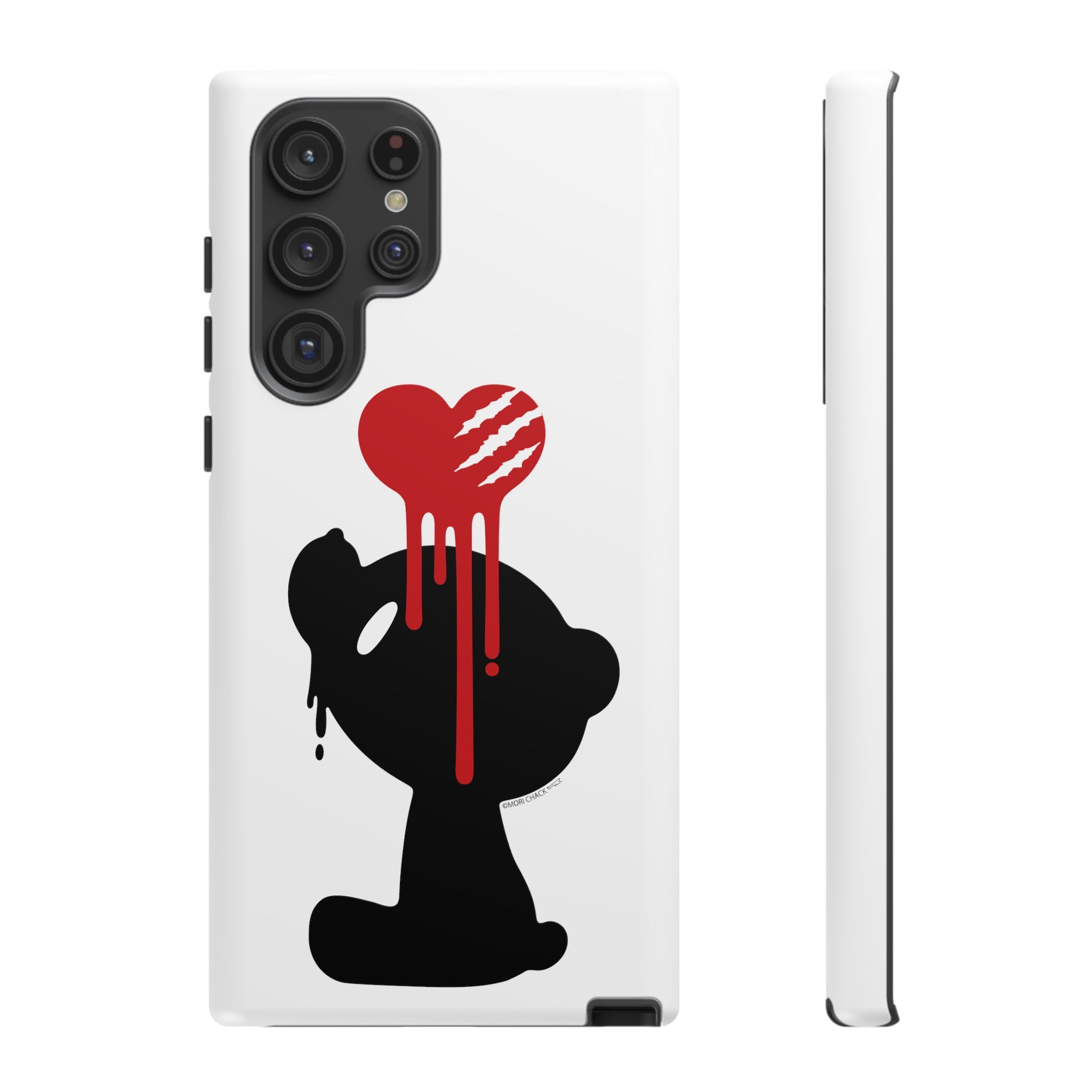 Gloomy Bear Heart - Dual Layer Phone Case